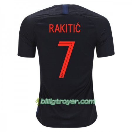 Billige Fotballdrakter Kroatia Rakitic 7 VM 2018 Bortedraktsett